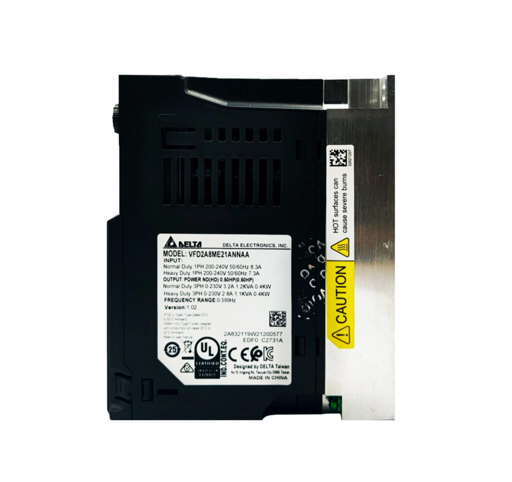 Delta Me300 Series Inverter VFD2A8ME21ANNAA UR