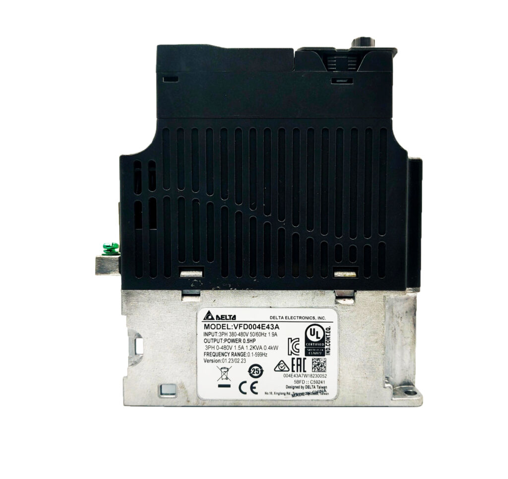 Delta Inverter VFD004S43A – Convertitore Di Frequenza 1/2 HP, Trifase 460V